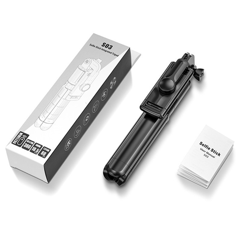 Travel handheld foldable mobile phone, tripod