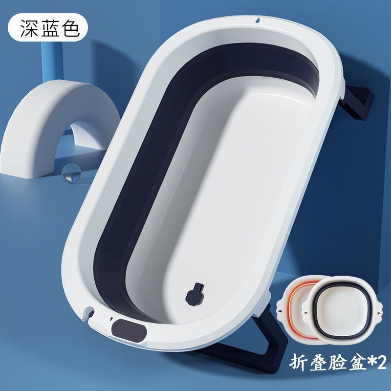 Baño para bebés, plegable, grueso, grande, baño para bebés, baño para el hogar para niños, baño para niños recién nacidos