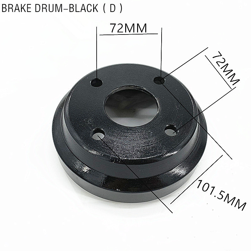 Four-wheel electric golf cart brake pads brake cylinder brake drum 160 mechanical hydraulic brake accessories