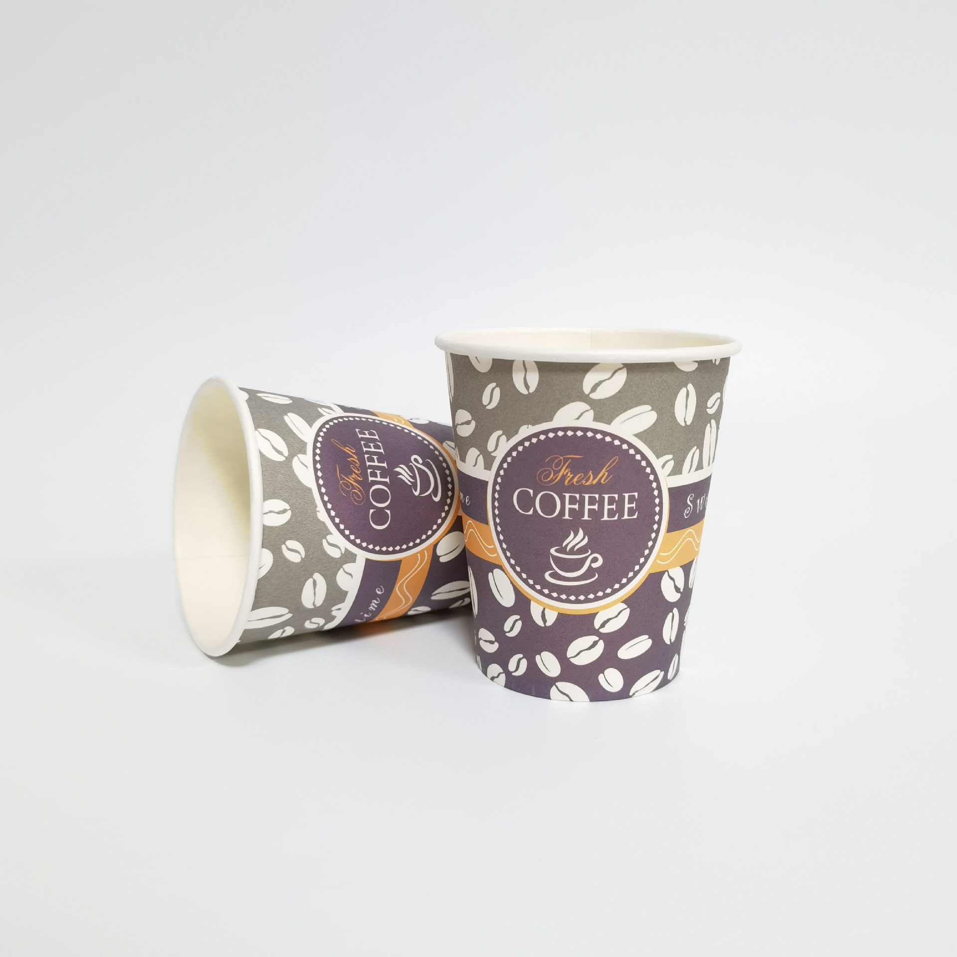 Taza de papel de café gruesa desechable personalizada, evento de bienvenida de restaurante de alta gama, leche de soja, té con leche, taza gruesa para beber fría y caliente
