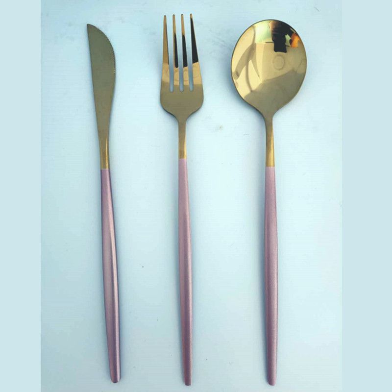 Nuevo conjunto de cuchillos y tenedores de filete, set de cubiertos de carne, cuchillos y tenedores de cubiertos de carne, cubiertos de comida occidental, cuchillos y cucharas de comida occidental