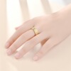 Fashionable design ring stainless steel, universal jewelry for beloved, accessory, suitable for import, trend of season, wholesale