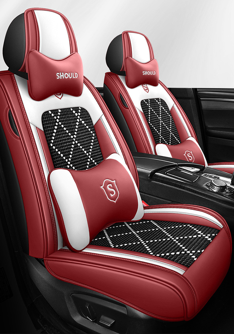 Car seat cushion full leather large surround seat cushion new car seat cushion manufacturers wholesale four seasons universal