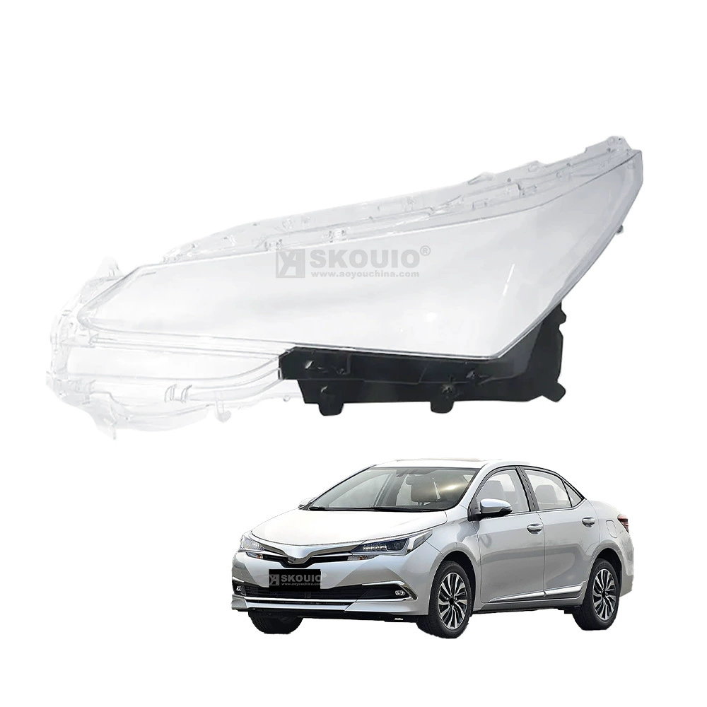 Подходит для Toyota Corolla 2016-2018, абажур для фар, переднее освещение, прозрачный абажур, корпус фары