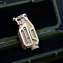 煤油打火机原创机械师CNC一体黄铜组装朋克风创意个性送礼