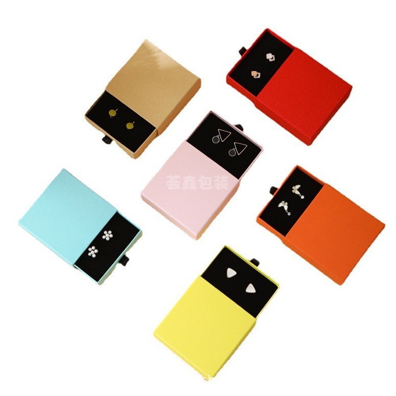 Cajas de joyería tipo cajón, cajas de joyería de papel Kraft en stock, cajas de joyería, cajas de joyería, cajas de embalaje al por mayor