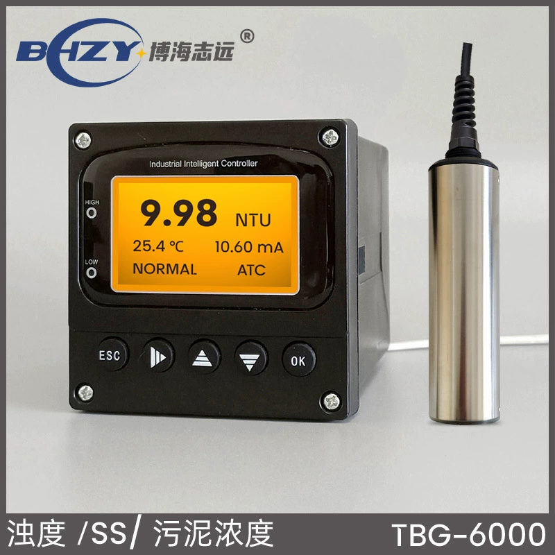 Промышленный онлайн-измеритель мутности, измеритель концентрации шлама, анализатор подвешенных веществ, онлайн-мониторинг мутности