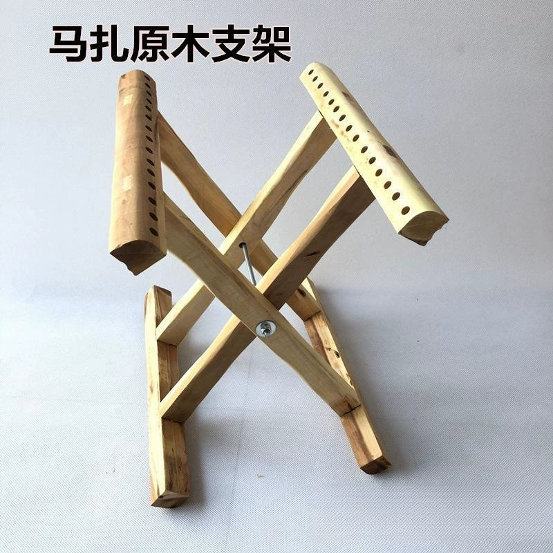 Сделай сам ручной работы из плетеных полуфабрикатов из мармеладных бревен без лака полированный кронштейн складной портативный деревянный каркас