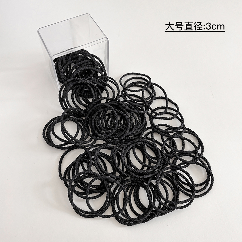 Liga de cabello 2025 – banda elástica de cuero duradero, alta gama, estilo sencillo y buena elasticidad