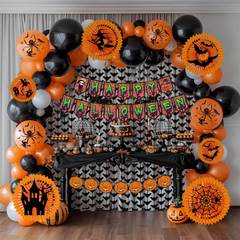 ハロウィーンカボチャ幽霊アルミ膜風船セットktvバーデパート装飾装飾アルミ箔風船セット