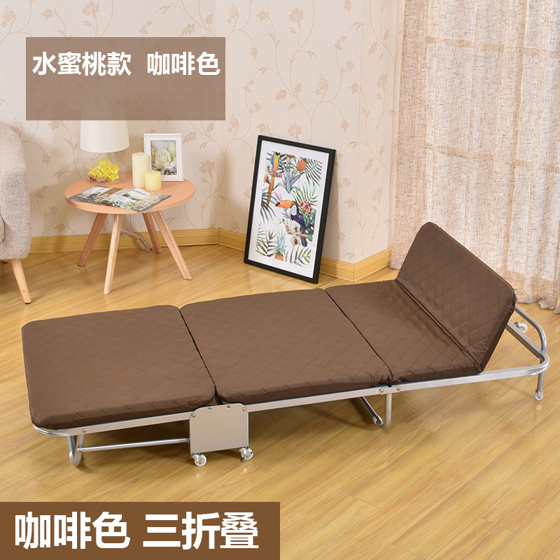 Amazon venta caliente cama plegable cama de oficina cama de almuerzo cama portátil cama de siesta hospital cama de acompañante fábrica de cama individual doméstica