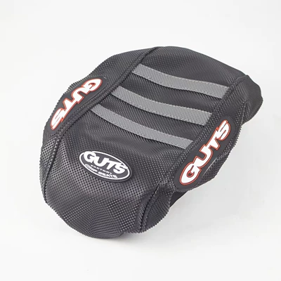 Motorcycle Safety Supplies — X S Off-Road Electric Vehicle - light-bee-black-gray-stripes-guts-dragon-cushion-leather