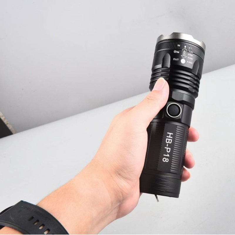 新型クロスボーダー白レーザーハイパワー遠射アルミニウム合金懐中電灯USB充電LED伸縮ズーム懐中電灯|undefined