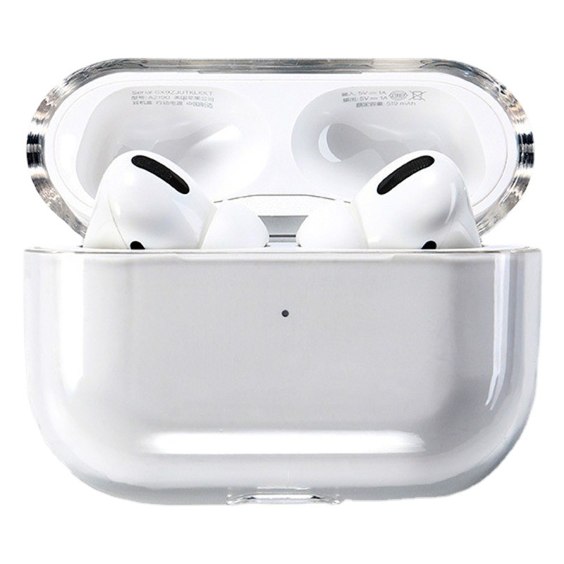 Suitable for Apple AirPods 5 Bluetooth Hard Shell Transparent Airpodspro3 Material Ready-Made Earphone Soft Protective Cover