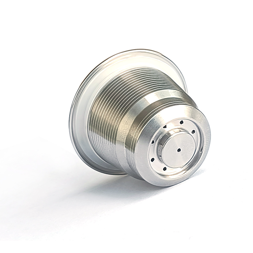 Filtro de café de acero inoxidable reutilizable máquina de café cápsula agujero cuadrado Cápsula de café fabricante