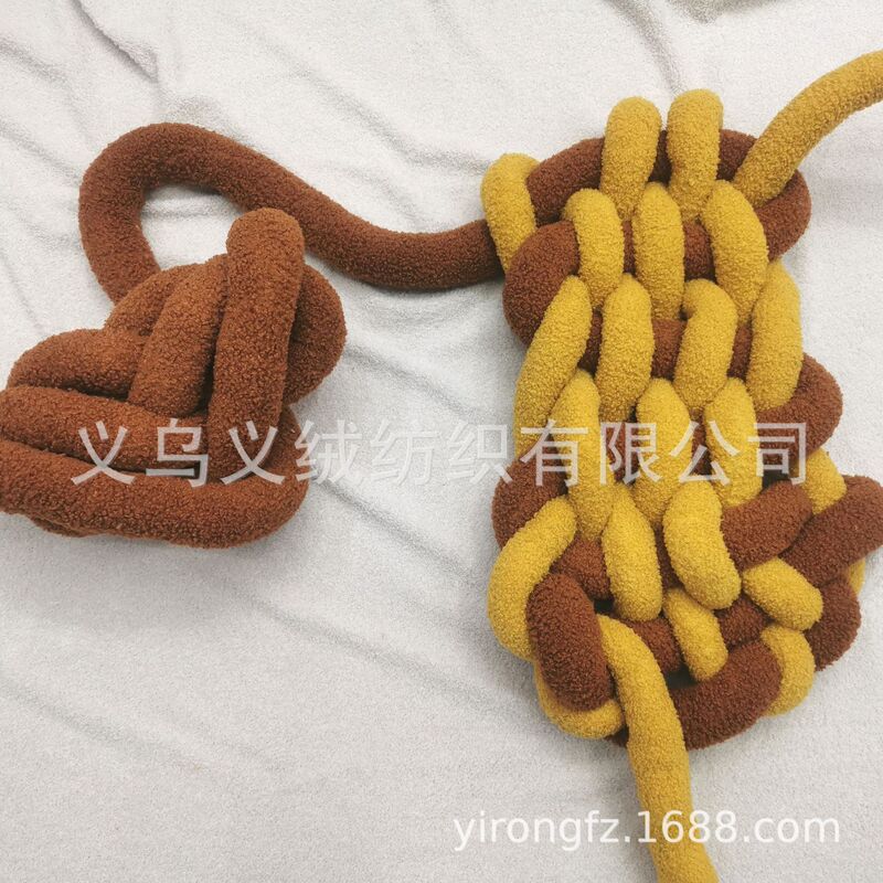 5CM thick arm woven wool Iceland wool lambswool Teddy velvet thick thread DIY creative pillow cushion thread 5CM thick arm woven wool Iceland wool lambswool Teddy velvet thick thread DIY creative pillow cushion thread