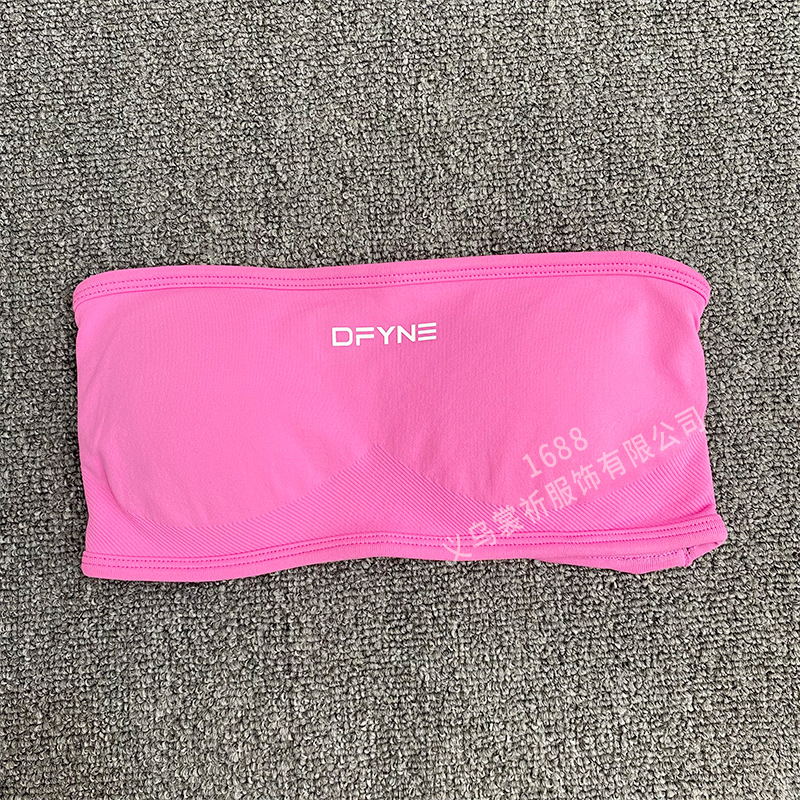 Dfyne Tank Logo Tube Top Pink