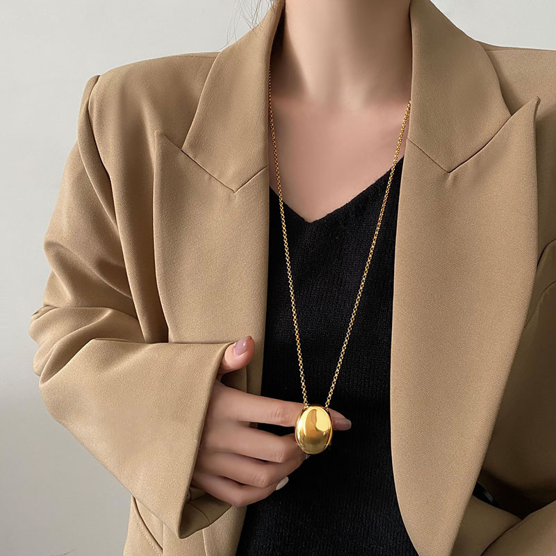 Collar colgante con cuentas de cuero artificial de estilo étnico, cadena de clavícula de diseño de nicho, collar retro simple largo