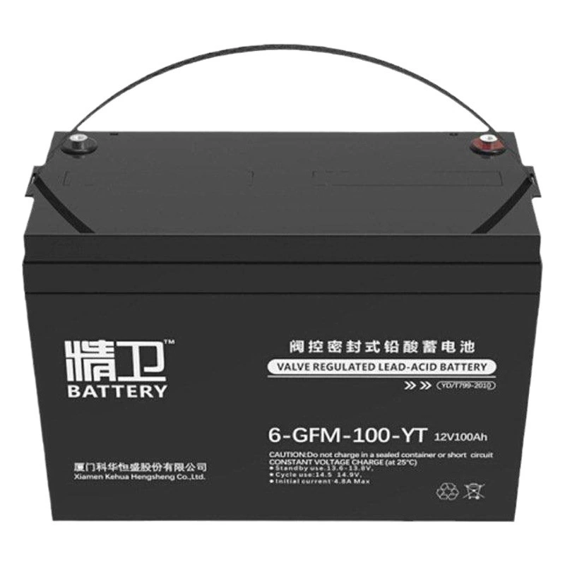Kehua Jingwei 6-GFM-120-YT 12V120AH свинцово-кислотный клапан с безэксплуатируемым высокодолговечным аккумулятором