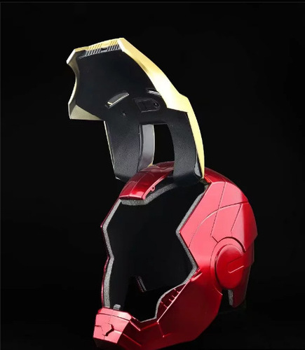Iron Man helmet 1:1 mask can be opened, luminous gloves, adult and child model cosplay props