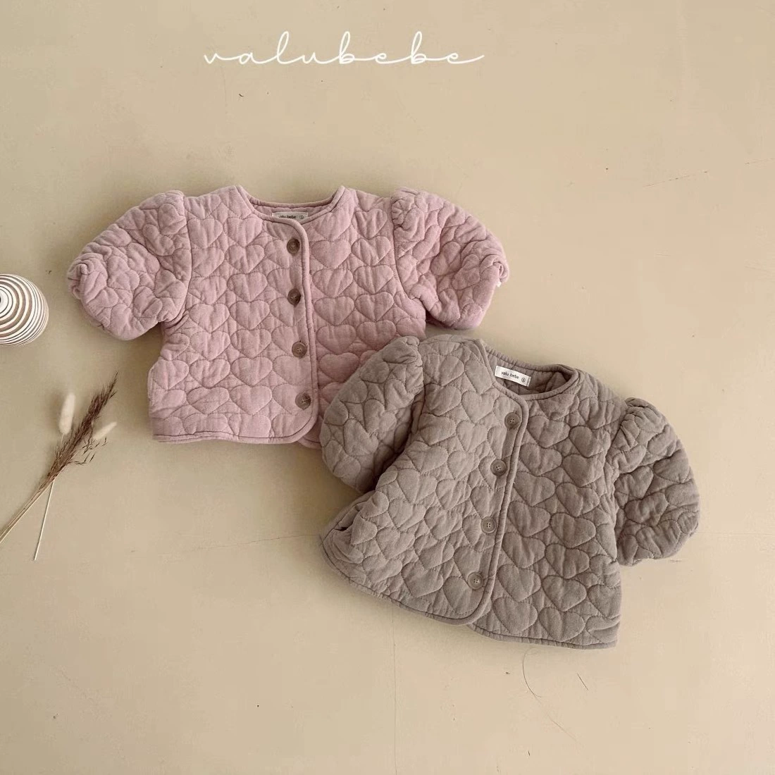 Children's quilted down jacket to go out, children's clothing