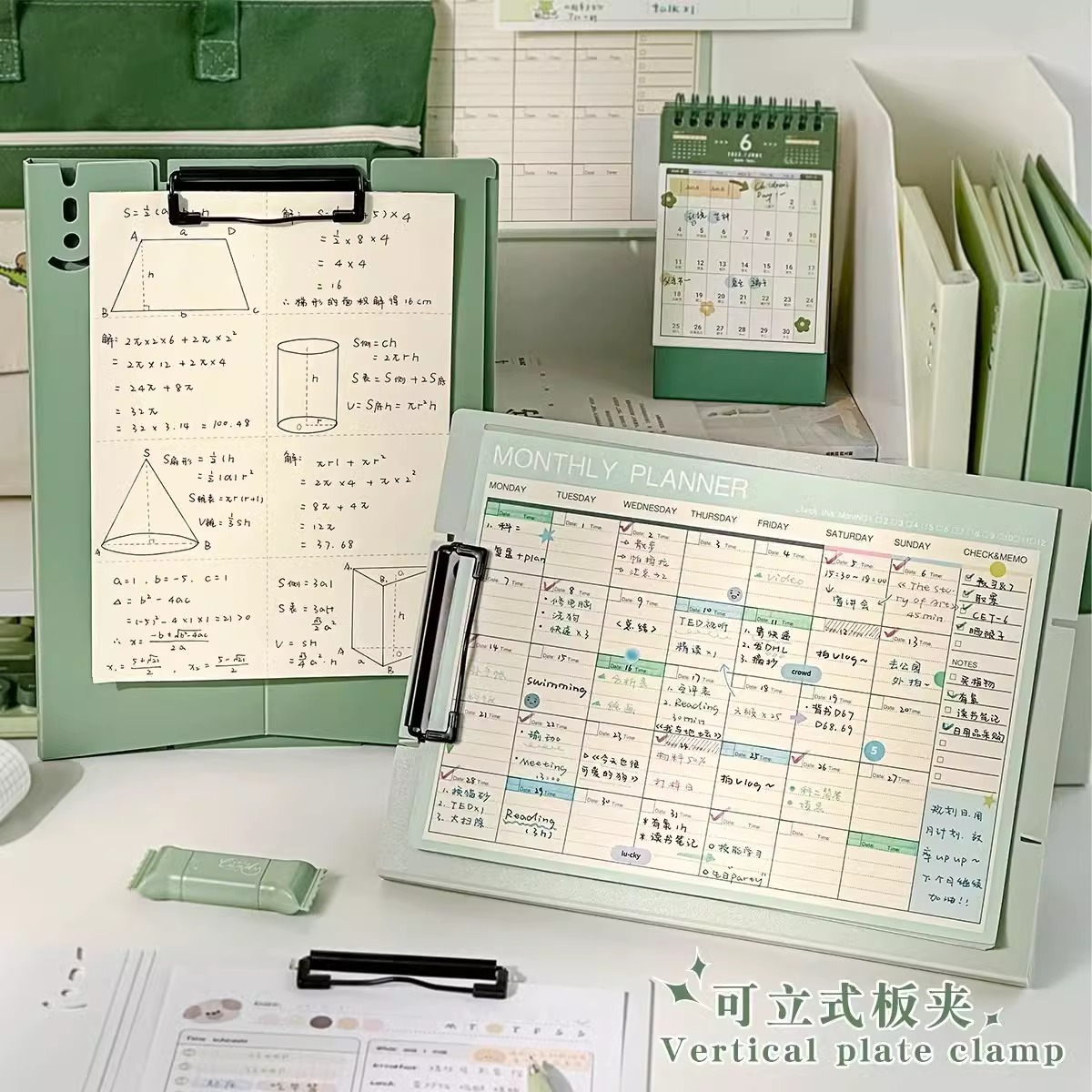 Carpeta de color verdadero archivos tablero de clip vertical tablero de escritura de escritura suministros de oficina de estudiantes música a4 aprendizaje de papel