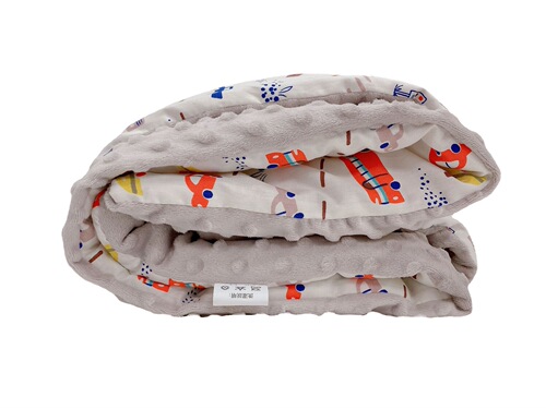 Winter and Spring Baby Thick Bead Blanket Children's Fleece Cover Breathable Cotton Cartoon Pack Newborn Milk Wool Quilt