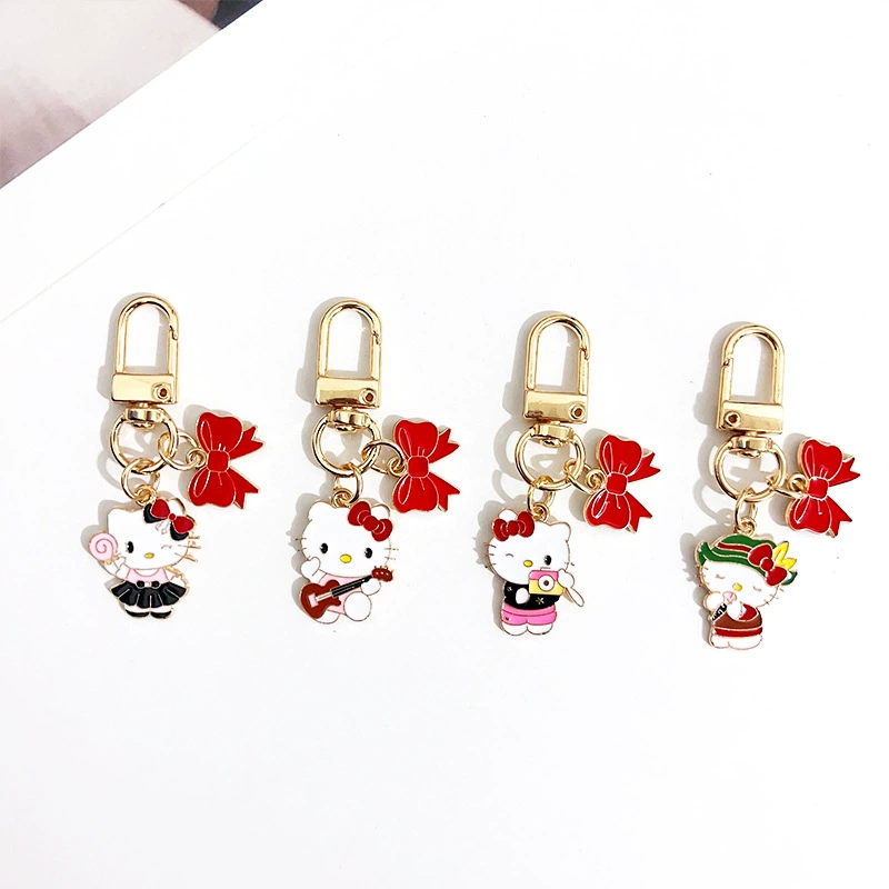 Плюшевый котик Hello Kitty, Санрио, изысканная кукла, брелок, милый аксессуар