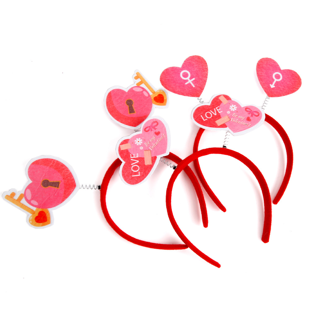 Valentine's Day Cartoon Style Letter Plastic + Felt Party Costume Props display picture 4