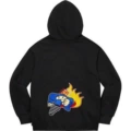 E552 black (cartoon embroidery)