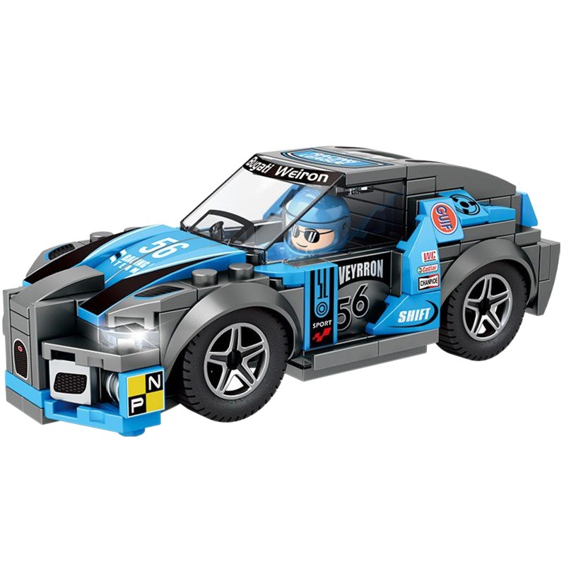 小さいおもちゃの自動車は子供の小学生の6-12歳の男の子の小さい粒子の積み木の小さい箱を詰めてレゴに対応します。