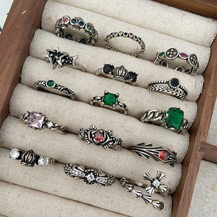 ���� ����ɫ�p��̩�y�Ʒ�ʯ�羳����F�������_��925���y��ָŮ