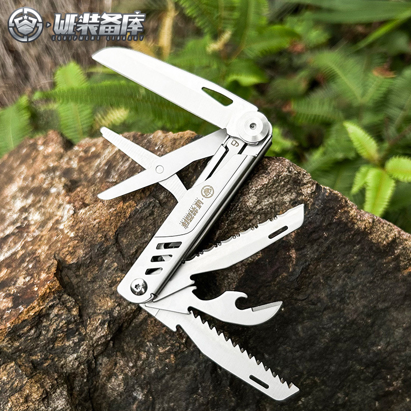 WE先锋多功能折叠刀户外露营随身小刀应急组合工具瑞士军刀