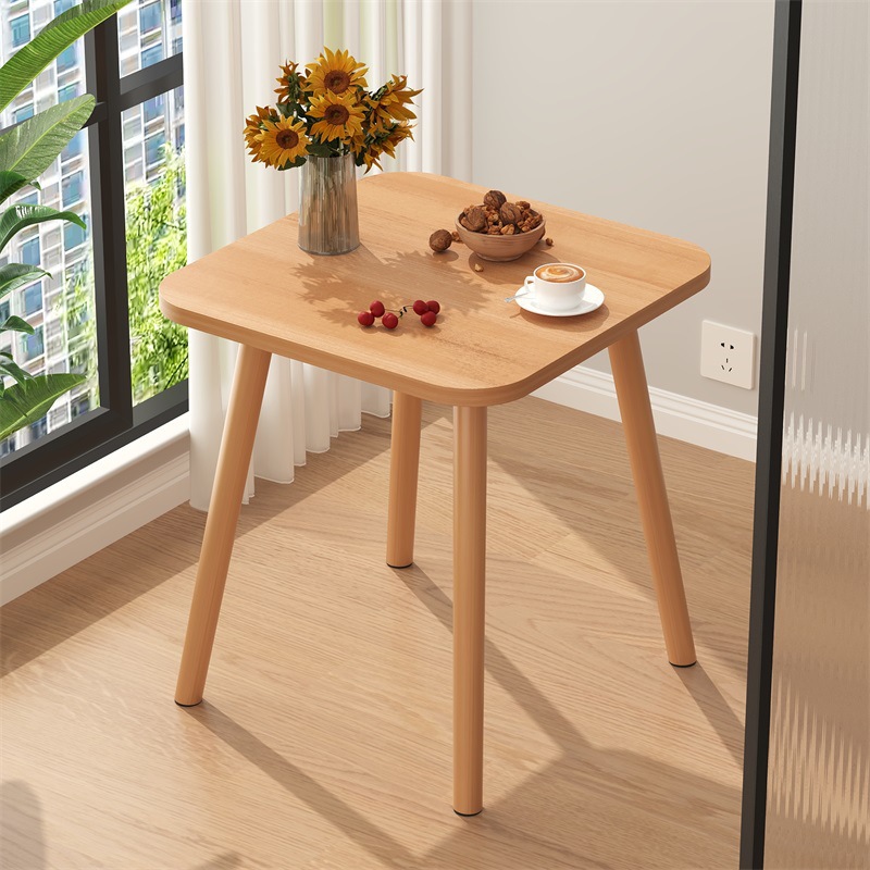 월넛 [사각형 테이블 40*40 높이 60] 강화 버전