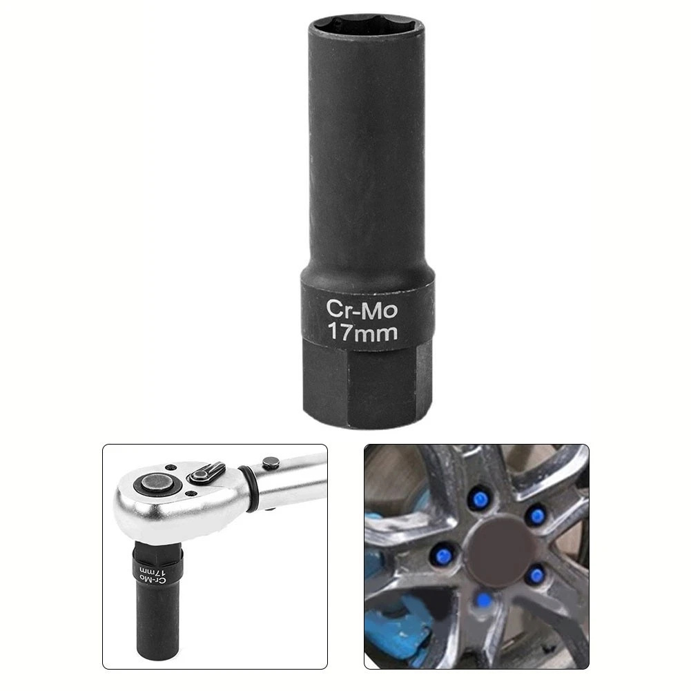 Seven-Point 17mm Modified Car Wheel Hub Tire Special Socket Anti-Theft Screw Socket Anti-Theft Key External Seven-Point Socket