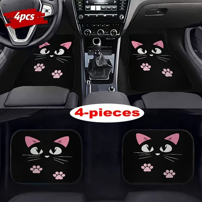 Avtomobil döşəmə paspasları – Crystal Velvet Car Floor Mats - 228gygzd-9-3344cm-two-piece-set
