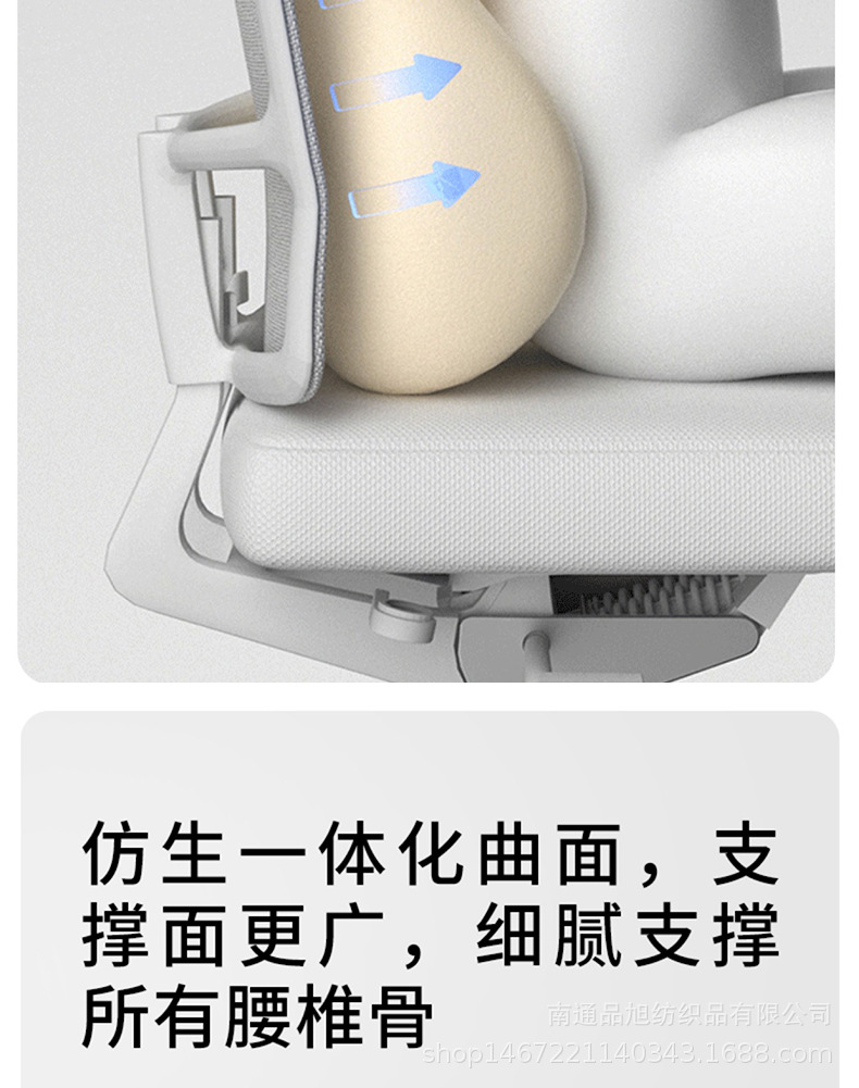 Memory Foam Lumbar Pillow, Backrest Pillow Core, Waist Support, Office Bedside Cushion, Car Lumbar Support, Car Backrest