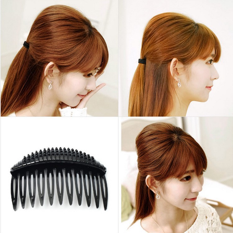 前髪ヘアパッド、プリンセスヘッドパッド、額ポニーテールふわふわヘアパッド、韓国風ヘアパッド、ヘアコームパッド|undefined