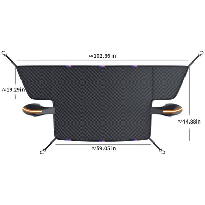 Car snow shield 600d: Car snow shield