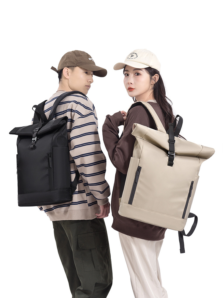 Mochila de nuevo estilo para hombres y mujeres, mochila para computadora portátil de 16 pulgadas, viaje de negocios, ocio, mochila escolar de gran capacidad