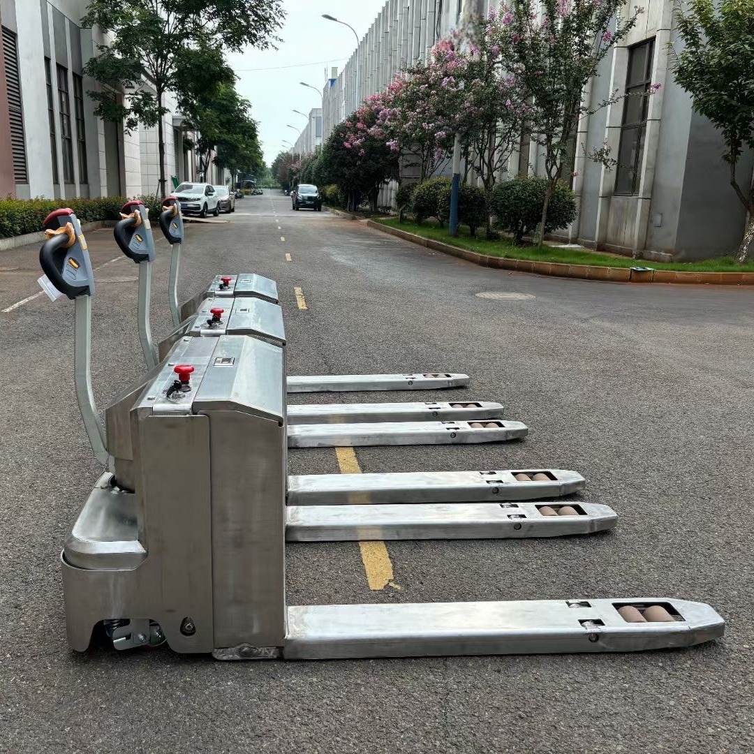 普尔夫3吨不锈钢电动托盘搬运车304不锈钢手动液压地牛不锈钢叉车