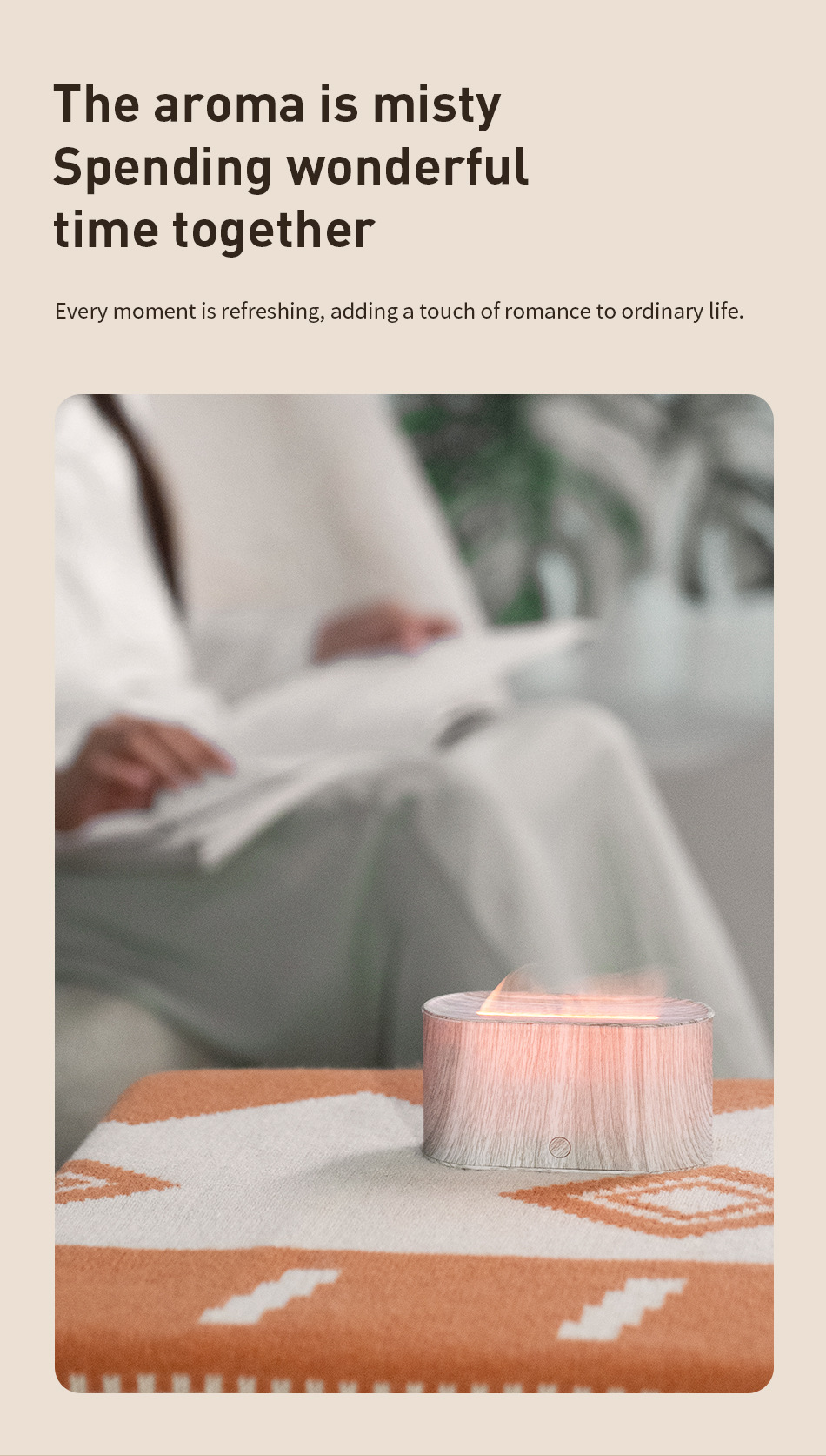 3D-Diffusor für ätherische Öle mit Regenbogenflamme und USB, Mini-Luftbefeuchter für Zuhause und Büro, Ultraschall-Lufterfrischer für Aromatherapie, dekoratives Stimmungslicht_voghion.com