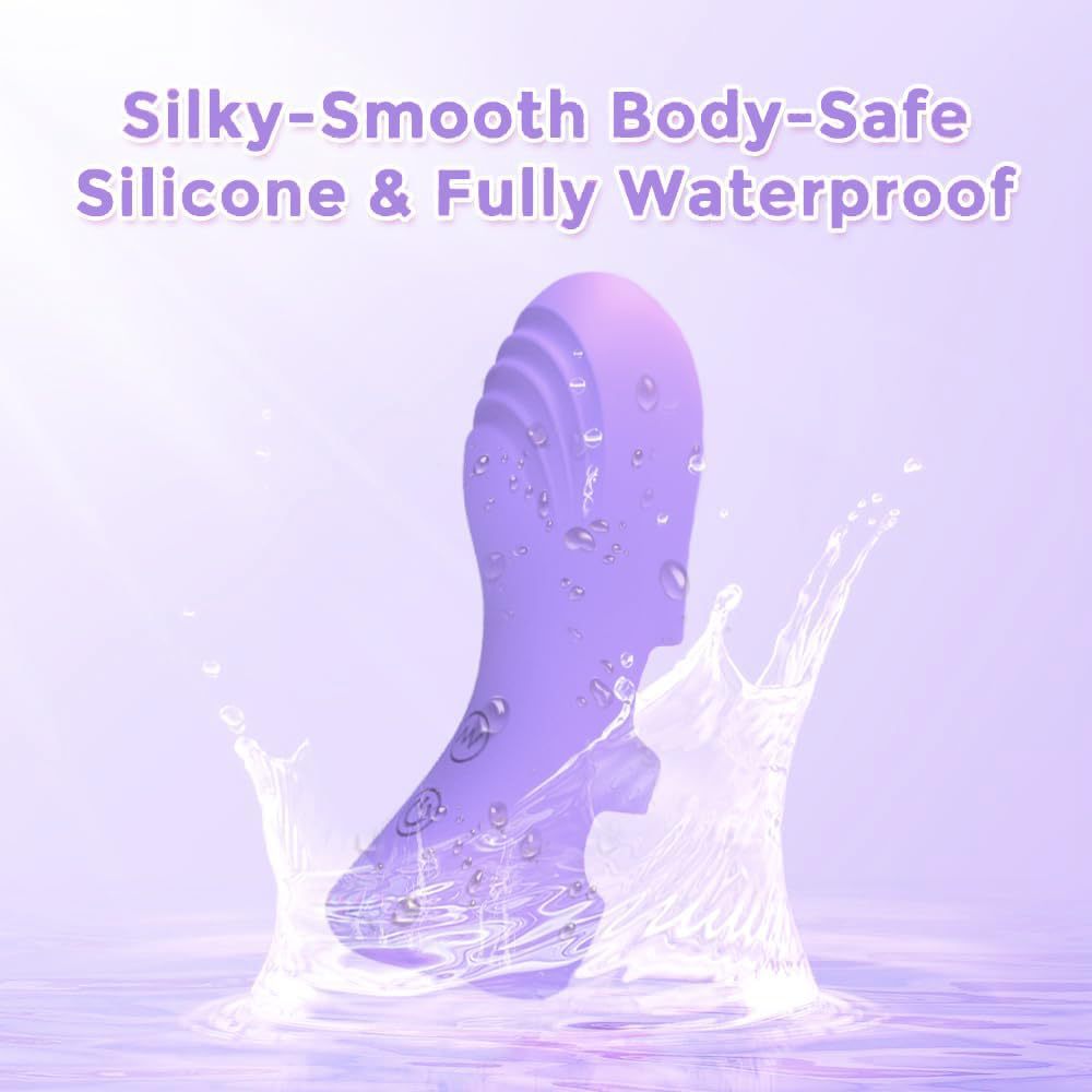Star Shine Silikon-Vibrator mit 10 Frequenzen, Flirt- und Massagefunktion für Paare, Fingerhülle (Großhandel)_voghion.com