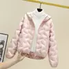 Fuchsia down jacket