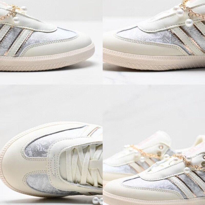 Foreign Trade Putian Cross-Border Pure Original Pearl Lace Breathable 2025 New Low-Cut Moral Training Shoes Versatile Casual Running Shoes