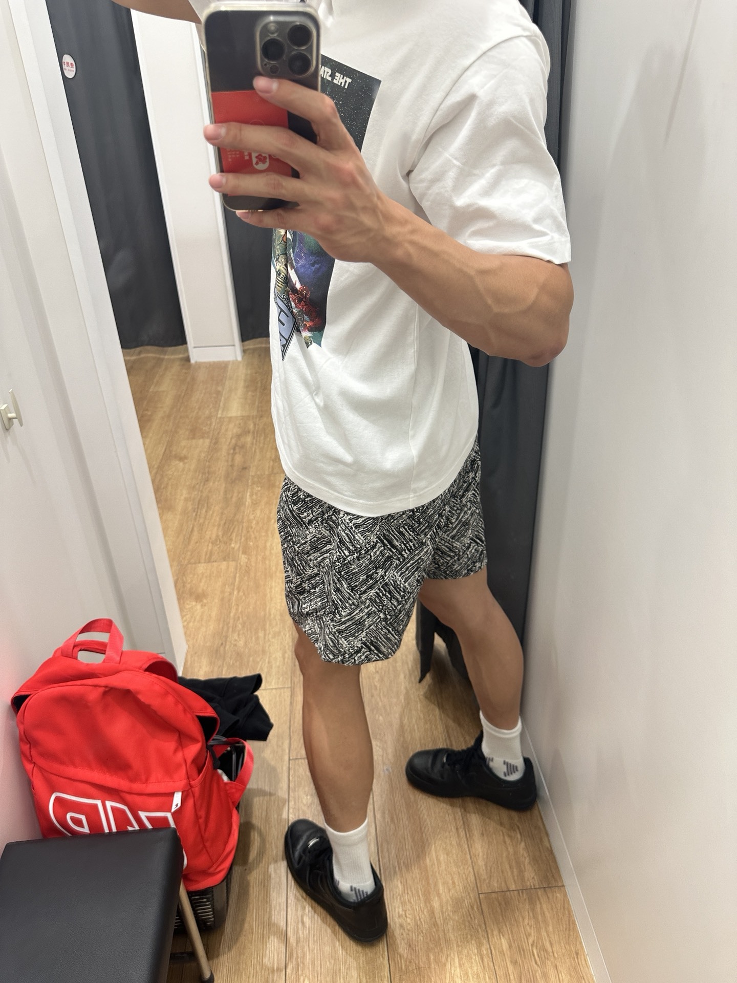 Men's Mid-Length Basketball Sports Shorts Chinese Style Printed Heavy Duty Drape Casual Wide Leg Beach Five Point_viptrois.com