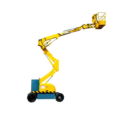 Self-Propelled Articulated Arm Lift Platform, Self-Propelled Manned Aerial Work Vehicle, Mobile Platform, Electric Hydraulic Factory (Avtomobil fırlanan platformaları) - deposit-8m