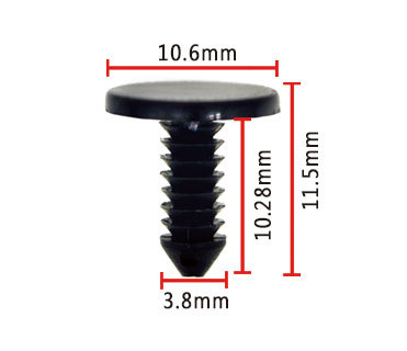 Puerta aplicable tira de sellado localizador material de nylon coche hebilla clip A175 OE:8731909