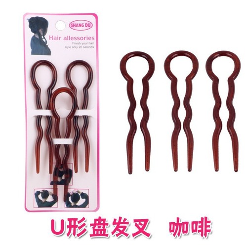 Quick Styling Tool U-Shaped Wavy Hair Comb Set, Cross-Border Hot Selling Hair Accessory