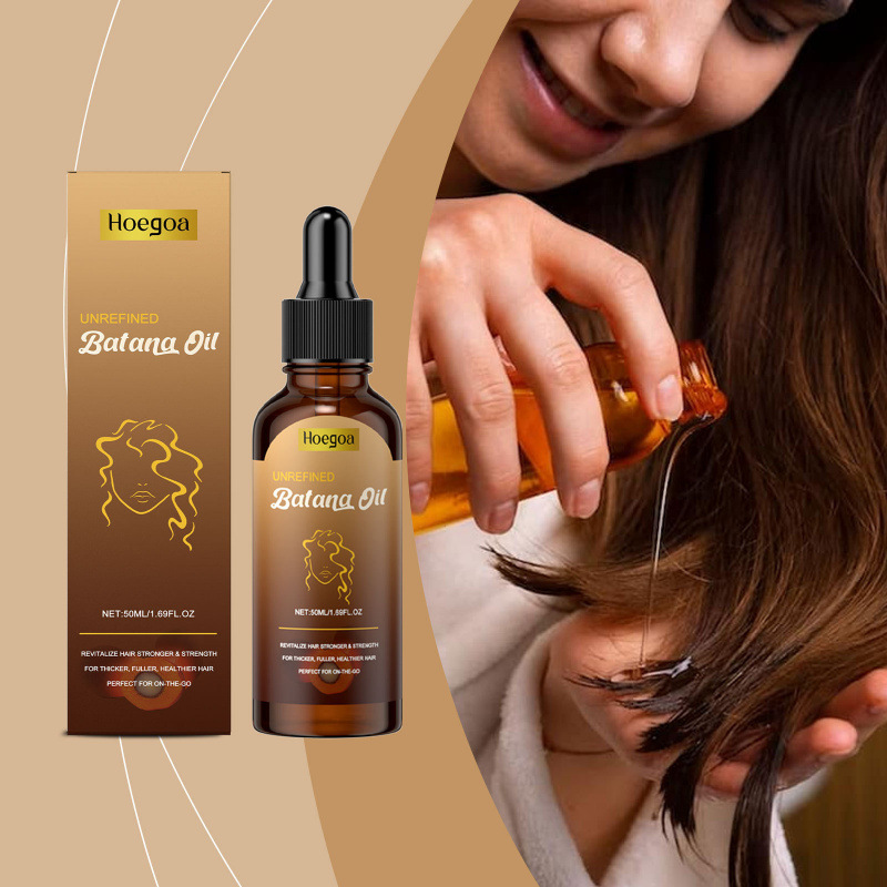 Hoegoa Batana Hair Care Essential Oil Smoothes and Shines Hair, Nourishes Hair, Gently Massages and Cares for Scalp